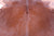 Brown Natural Cowhide Rug - X-Large 7' 7"H x 7' 0"W