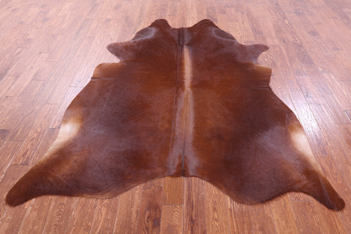 Brown Natural Cowhide Rug - XX-Large 7' 10