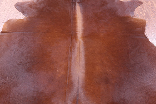 Brown Natural Cowhide Rug - XX-Large 7' 10