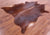 Brown Natural Cowhide Rug - XX-Large 7' 10"H x 6' 7"W