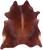 Brown Natural Cowhide Rug - XX-Large 7' 10"H x 6' 7"W