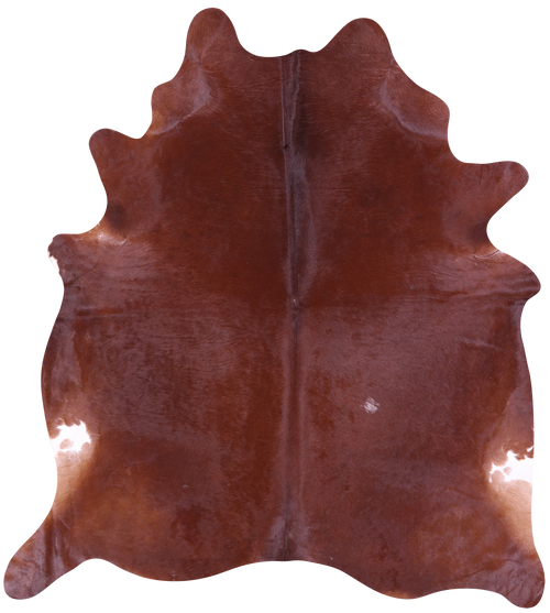 Brown Natural Cowhide Rug - XX-Large 7' 8