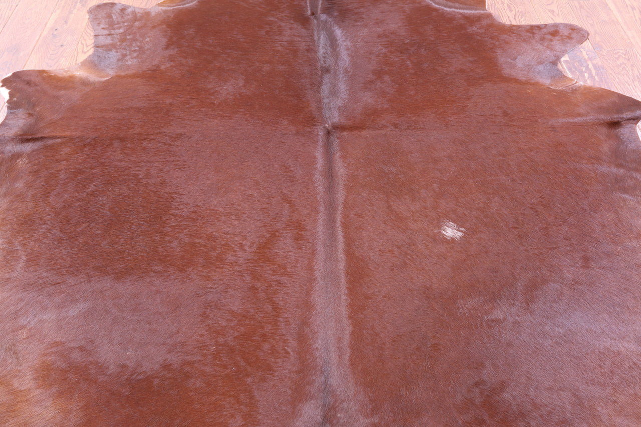 Brown Natural Cowhide Rug - XX-Large 7' 8"H x 6' 10"W
