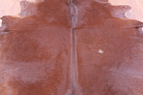 Brown Natural Cowhide Rug - XX-Large 7' 8