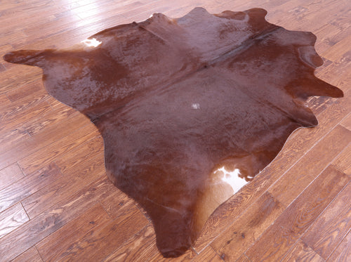 Brown Natural Cowhide Rug - XX-Large 7' 8