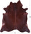 Brown Natural Cowhide Rug - XX-Large 7' 8"H x 7' 0"W
