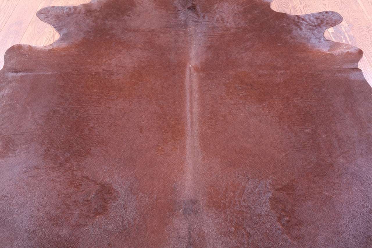 Brown Natural Cowhide Rug - XX-Large 7' 8"H x 7' 0"W