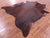 Brown Natural Cowhide Rug - XX-Large 7' 8"H x 7' 0"W