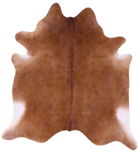 Thumbnail for Brown Natural Cowhide Rug - X-Large 7' 7
