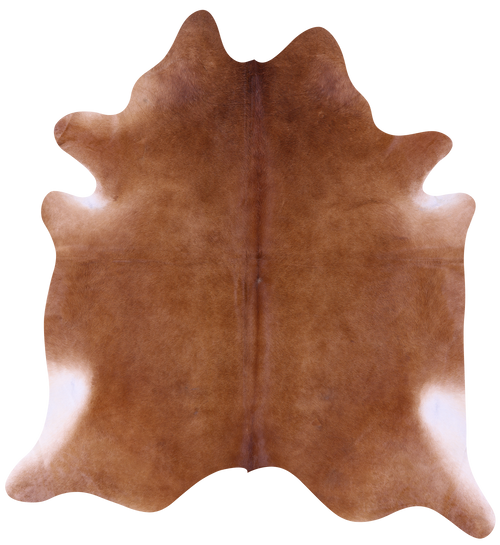 Brown Natural Cowhide Rug - X-Large 7' 7