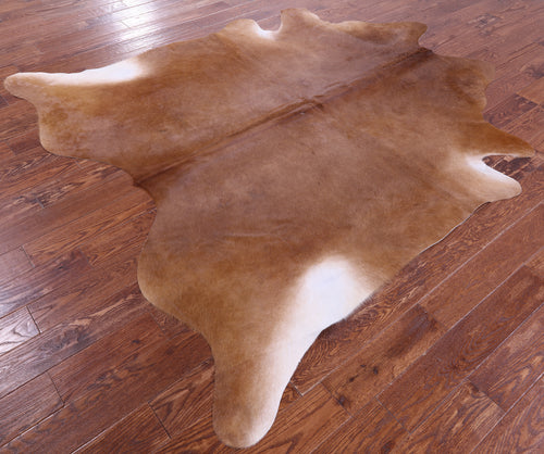 Brown Natural Cowhide Rug - X-Large 7' 7