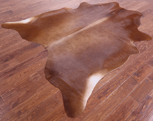 Brown Natural Cowhide Rug - X-Large 7' 7