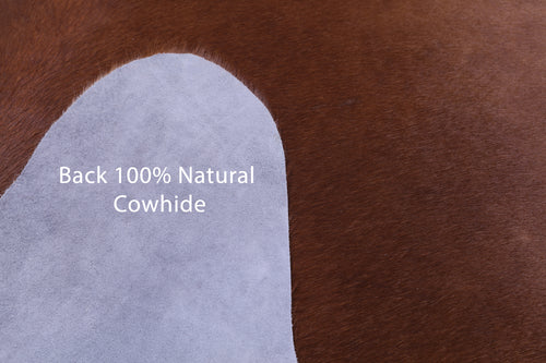 Brown Natural Cowhide Rug - X-Large 7' 7