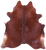 Brown Natural Cowhide Rug - X-Large 7' 5"H x 6' 10"W