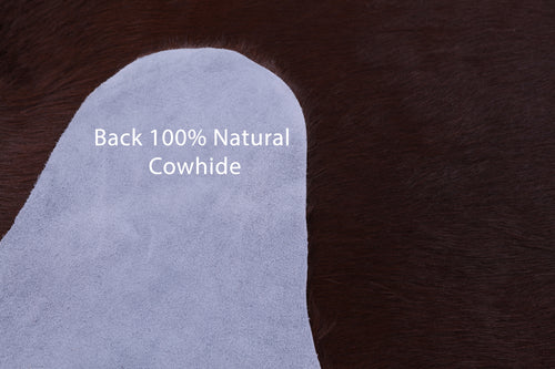 Brown Natural Cowhide Rug - X-Large 7' 6