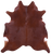 Brown Natural Cowhide Rug - X-Large 7' 6"H x 6' 10"W