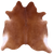 Brown Natural Cowhide Rug - X-Large 7' 0"H x 7' 0"W