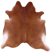 Thumbnail for Brown Natural Cowhide Rug - X-Large 7' 0