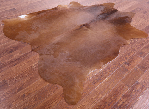 Brown Natural Cowhide Rug - XX-Large 7' 10
