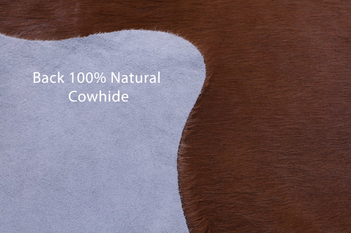 Brown Natural Cowhide Rug - XX-Large 7' 10