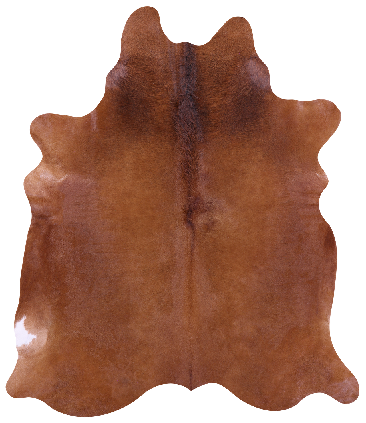 Brown Natural Cowhide Rug - XX-Large 7' 10"H x 6' 9"W
