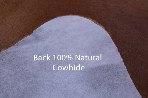 Brown Natural Cowhide Rug - X-Large 7' 2