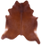 Brown Natural Cowhide Rug - X-Large 7' 3"H x 6' 10"W