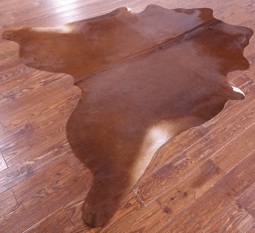 Brown Natural Cowhide Rug - X-Large 7' 3
