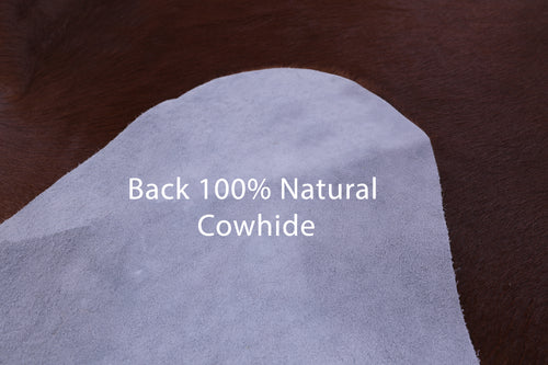 Brown Natural Cowhide Rug - X-Large 7' 3