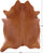 Brown Natural Cowhide Rug - X-Large 7' 5"H x 5' 9"W