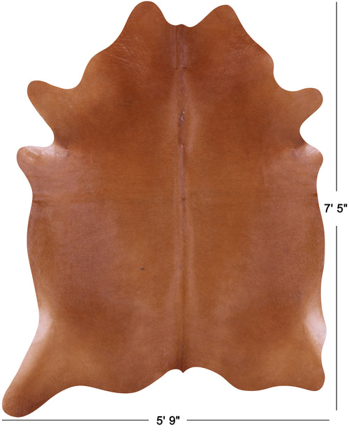 Brown Natural Cowhide Rug - X-Large 7' 5