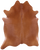 Brown Natural Cowhide Rug - X-Large 7' 5"H x 5' 9"W