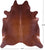 Brown Natural Cowhide Rug - XX-Large 8' 6"H x 7' 5"W