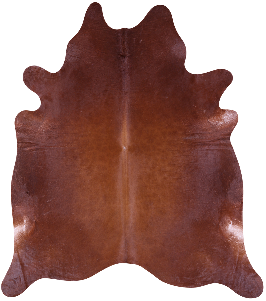 Brown Natural Cowhide Rug - XX-Large 8' 6"H x 7' 5"W