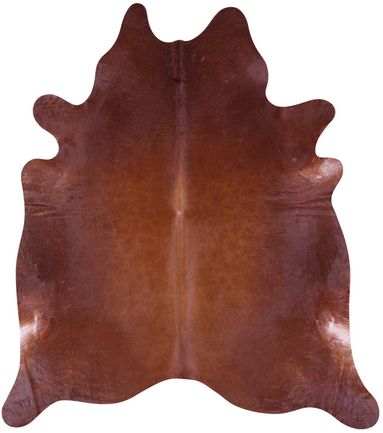 Brown Natural Cowhide Rug - XX-Large 8' 6"H x 7' 5"W
