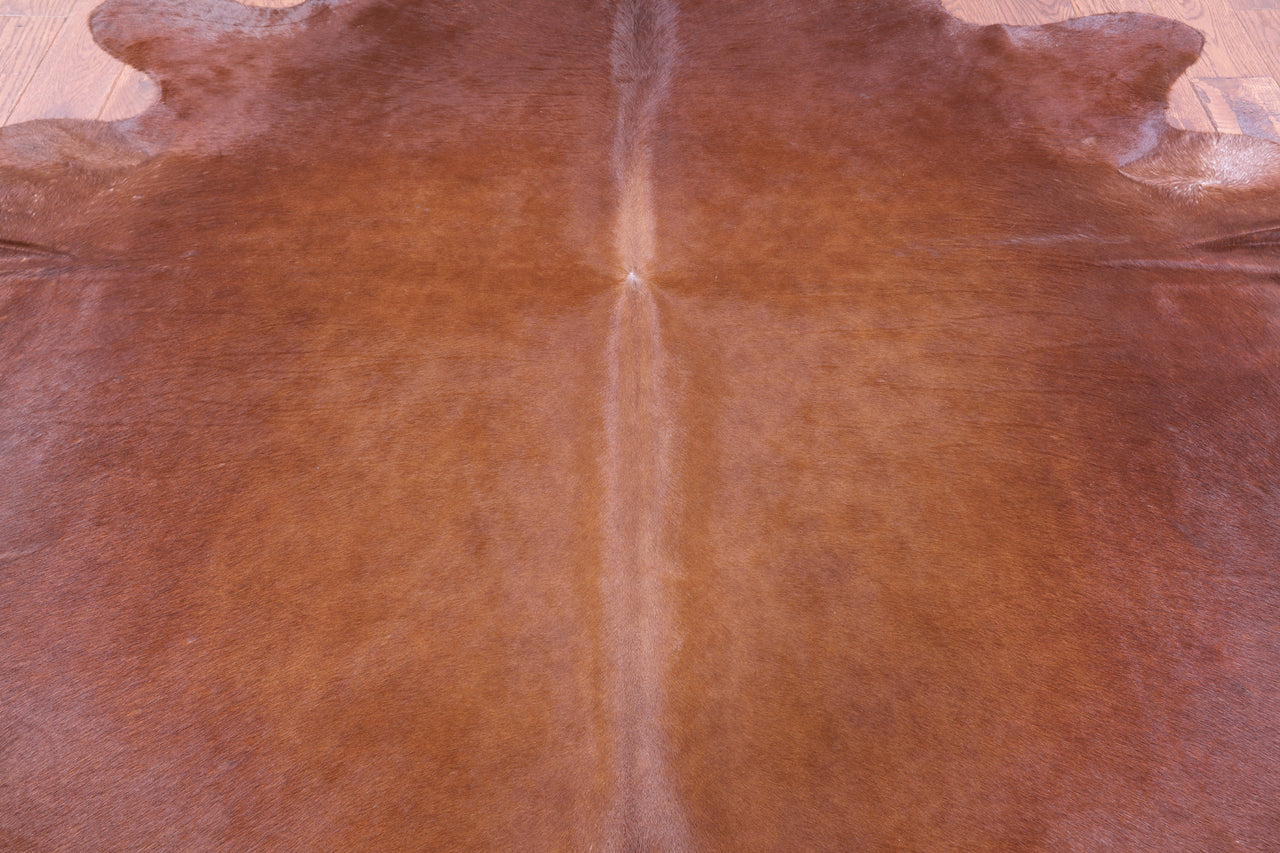 Brown Natural Cowhide Rug - XX-Large 8' 6"H x 7' 5"W