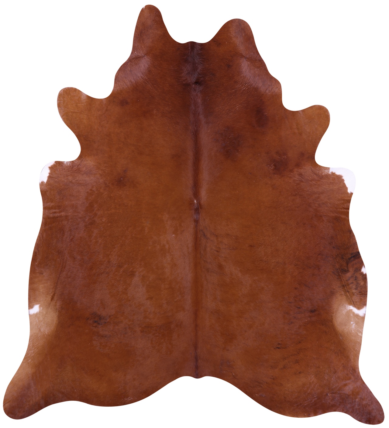 Brown Natural Cowhide Rug - XX-Large 8' 3"H x 7' 4"W
