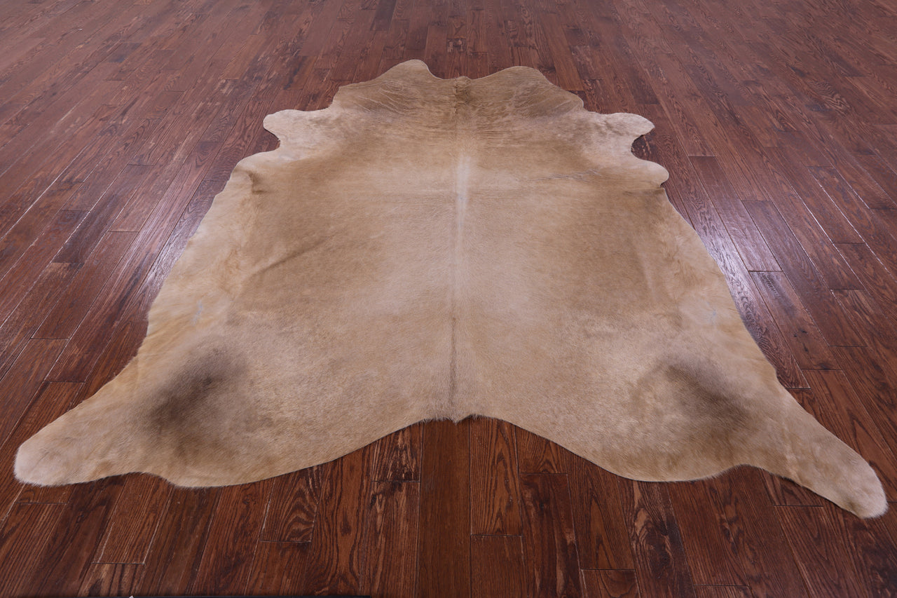 Light Brown Natural Cowhide Rug - XX-Large 8' 4"H x 7' 5"W