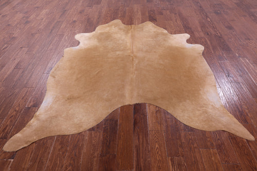 Light Brown Natural Cowhide Rug - X-Large 7' 2