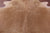 Light Brown Natural Cowhide Rug - X-Large 7' 2"H x 6' 6"W