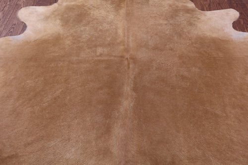 Light Brown Natural Cowhide Rug - X-Large 7' 2