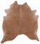 Light Brown Natural Cowhide Rug - X-Large 7' 2"H x 6' 6"W