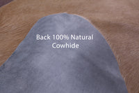 Thumbnail for Light Brown Natural Cowhide Rug - XX-Large 7' 9