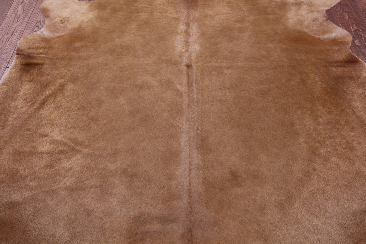 Light Brown Natural Cowhide Rug - XX-Large 7' 10"H x 7' 1"W