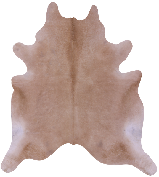 Beige Natural Cowhide Rug - XX-Large 8' 2"H x 7' 3"W