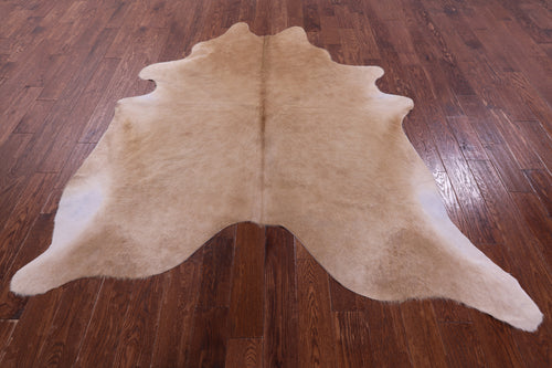 Light Brown Natural Cowhide Rug - X-Large 7' 6