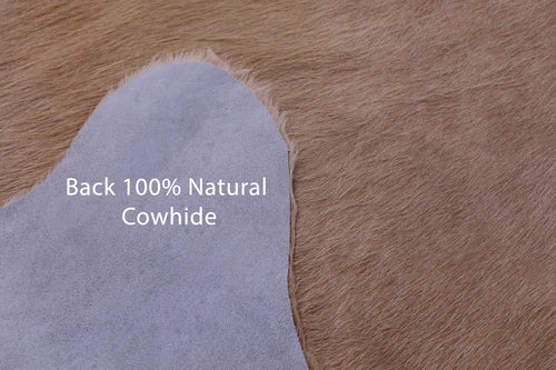 Light Brown Natural Cowhide Rug - X-Large 7' 6