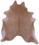 Light Brown Natural Cowhide Rug - X-Large 7' 6"H x 6' 7"W