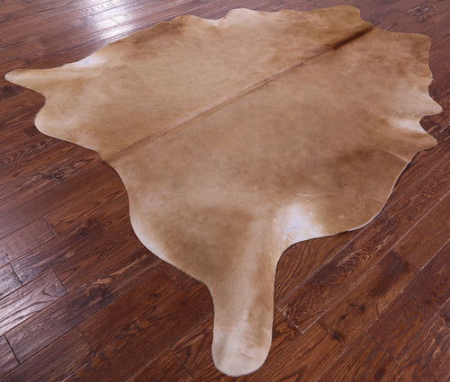 Light Brown Natural Cowhide Rug - XX-Large 7' 10