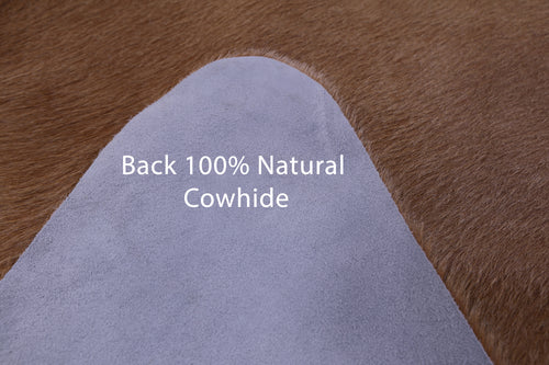 Light Brown Natural Cowhide Rug - XX-Large 7' 10